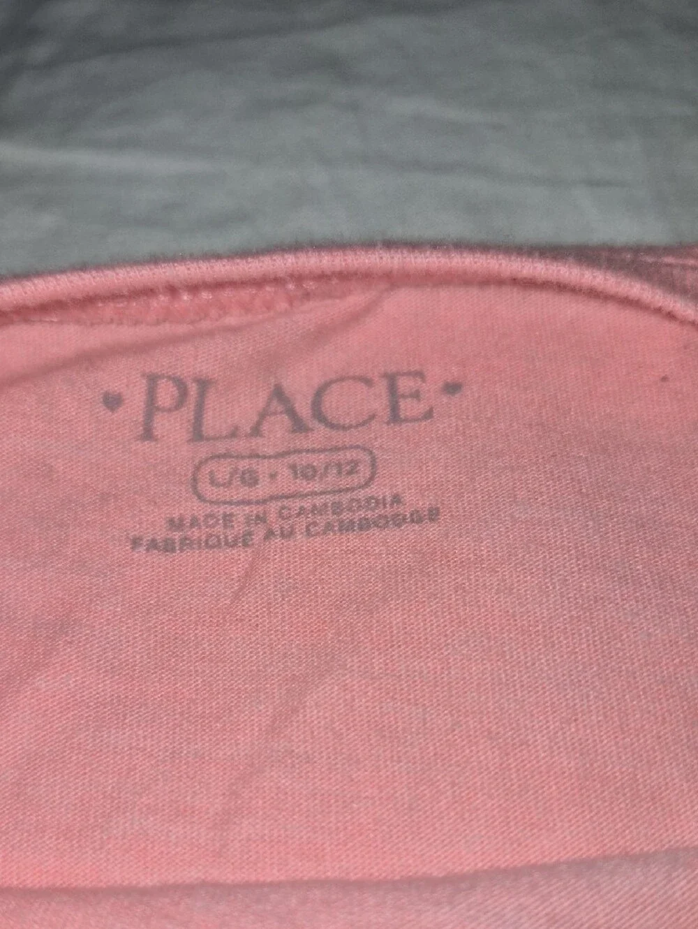 The Children's Place Pink Tee with Rainbow Smiley Faces